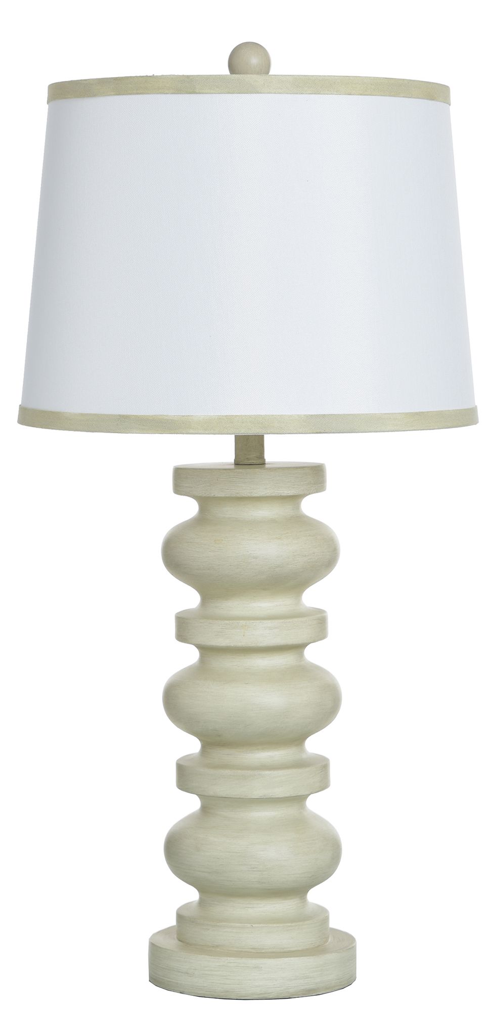 Image 2 Abbott 30.5" High Pettye Ivory Table Lamp with White Shade