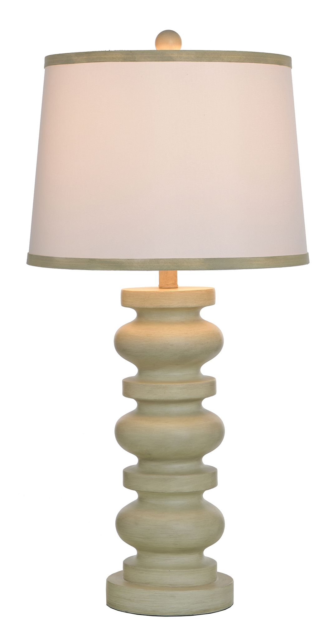Image 3 Abbott 30.5" High Pettye Ivory Table Lamp with White Shade more views
