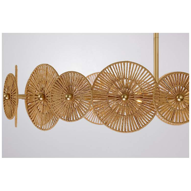 Image 5 Abbott 5-Light Pendant in Distressed Gold by Breegan Jane more views