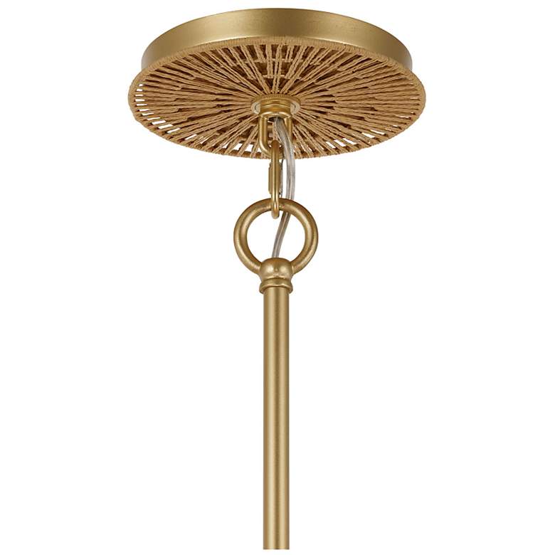 Image 6 Abbott 5-Light Pendant in Distressed Gold by Breegan Jane more views