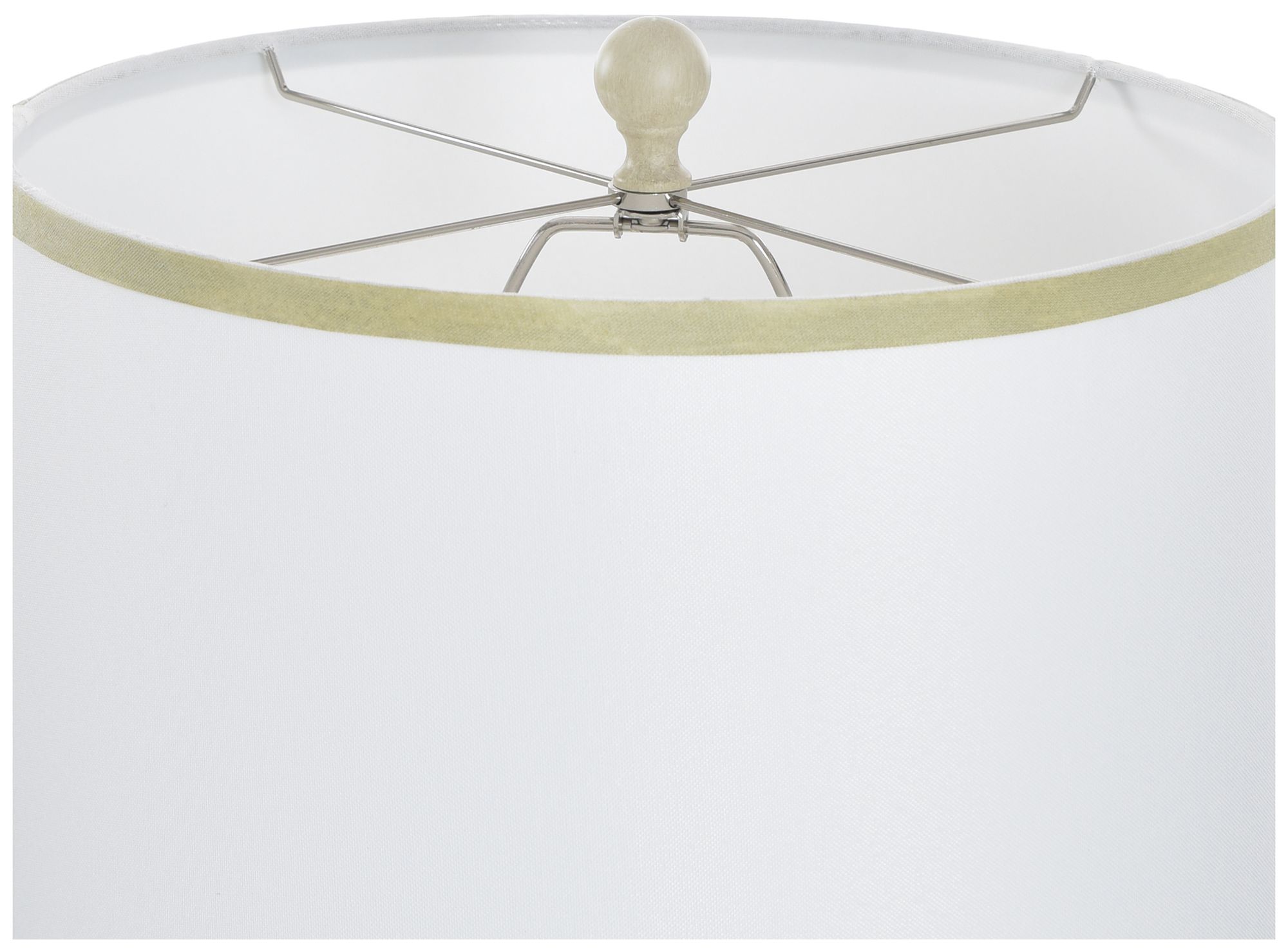 Image 6 Abbott 62" High Pettye Ivory Floor Lamp with White Shade more views