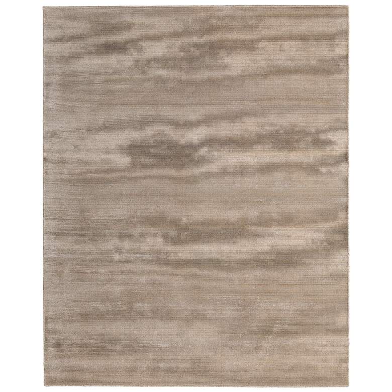 Image 1 Abbott Modern Solid Hand Woven Tan Area Rug 8A24F