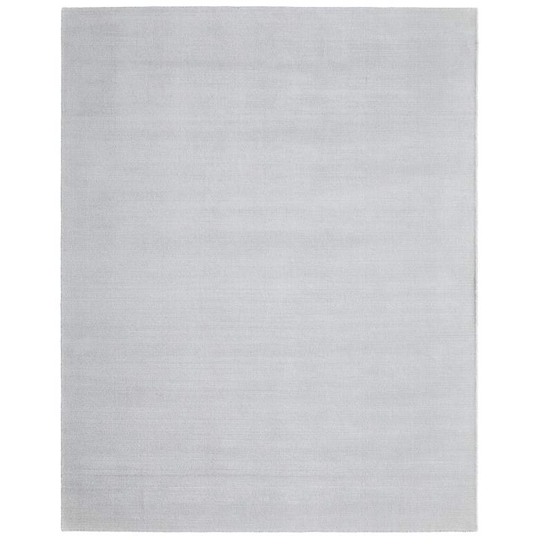 Image 1 Abbott Modern Solid Hand Woven White Area Rug 8A24F