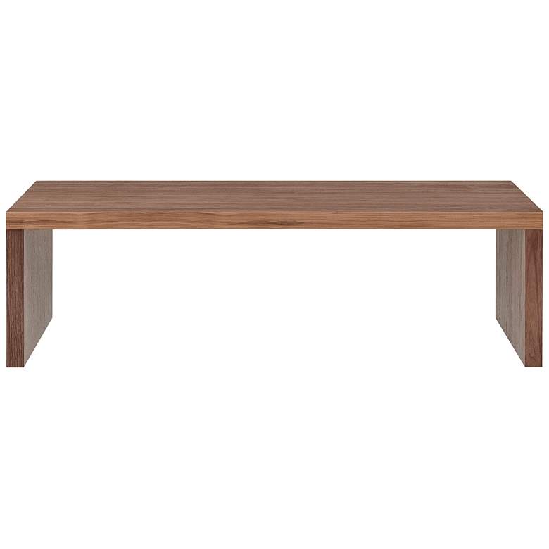 Image 3 Abby 47 1/4"W Walnut Veneer Wood Rectangular Coffee Table