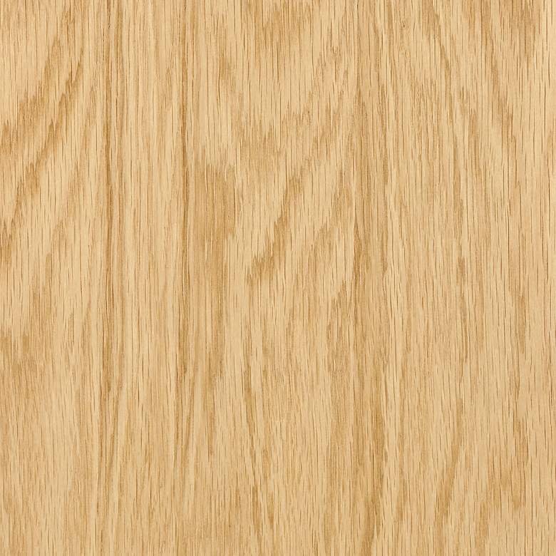 Image 2 Abby 49" Wide Oak Veneer Wood Rectangular Bench more views
