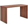 1_Abby 55" Wide American Walnut Wood Rectangular Desk