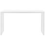 2_Abby 55" Wide Matte White Lacquer Rectangular Desk