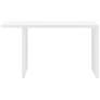 5_Abby 55" Wide Matte White Lacquer Rectangular Desk more views
