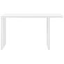 6_Abby 55" Wide Matte White Lacquer Rectangular Desk more views