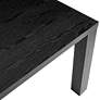 Abby 63"W Black Stained Ash Wood Rectangular Dining Table