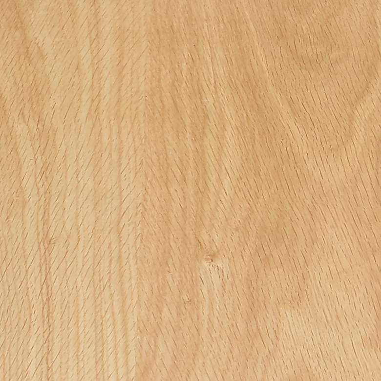Image 3 Abby 84 1/2" Wide Oak Veneer Wood Rectangular Dining Table more views