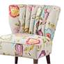Abby Multi-Color Wingback Slipper Accent Chair