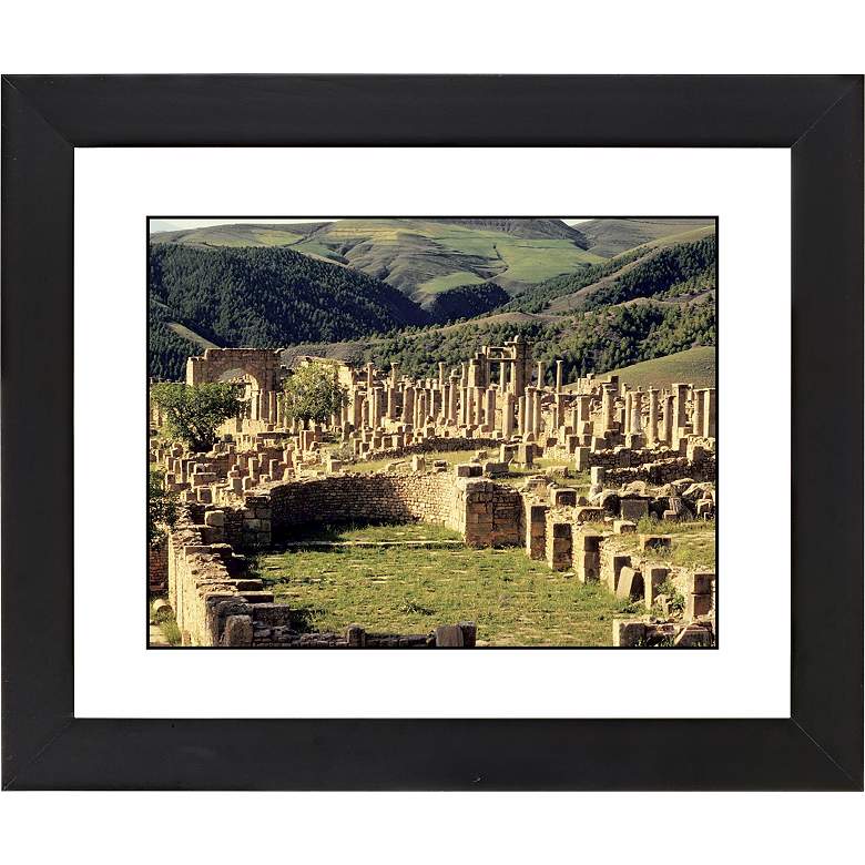 Image 1 Abby Ruins Black Frame Giclee 23 1/4 inch Wide Wall Art