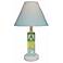 ABC with Blue Shade Table Lamp