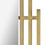 4_Abe Antique Brass Painted Iron 30" x 53 1/4" Floor Mirror more views