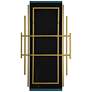 5_Abe Antique Brass Painted Iron 30" x 53 1/4" Floor Mirror more views