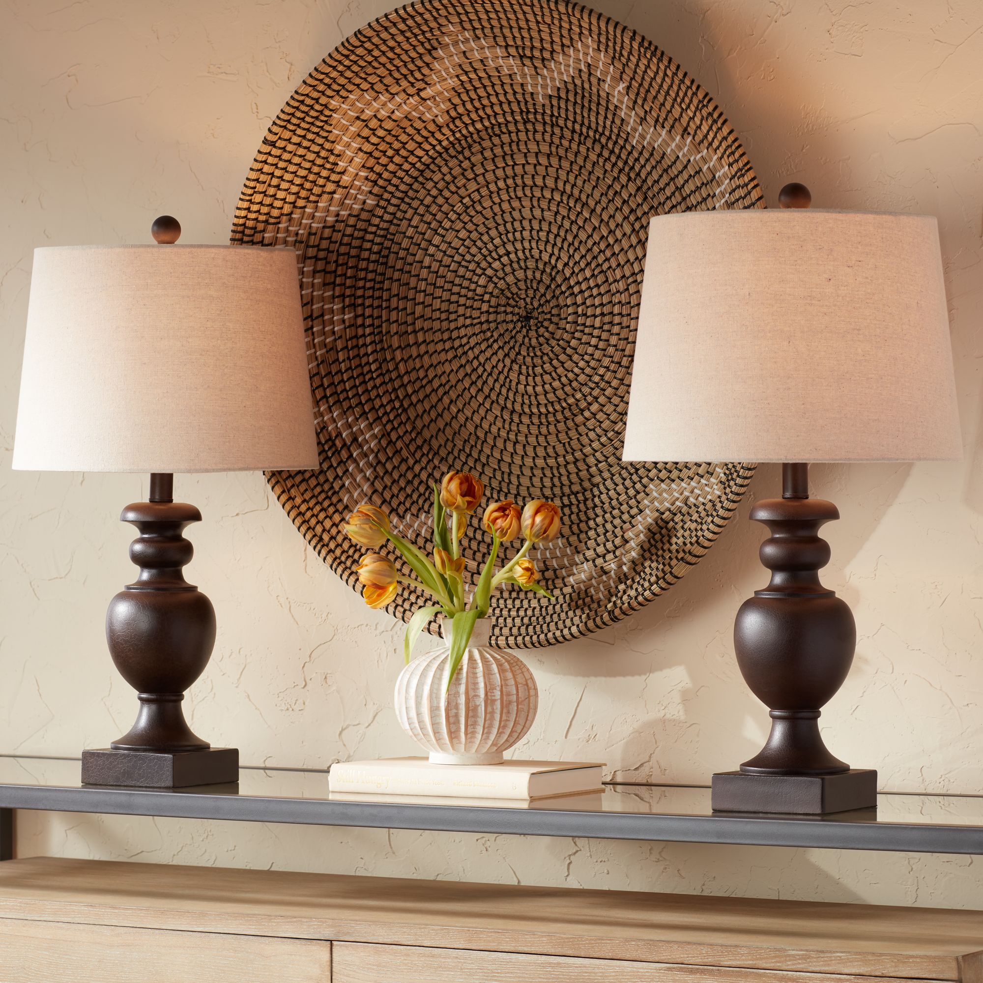 pedestal table lamps