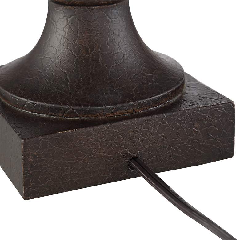 Image 5 Abel Bronze Pedestal Table Lamps Set of 2 more views