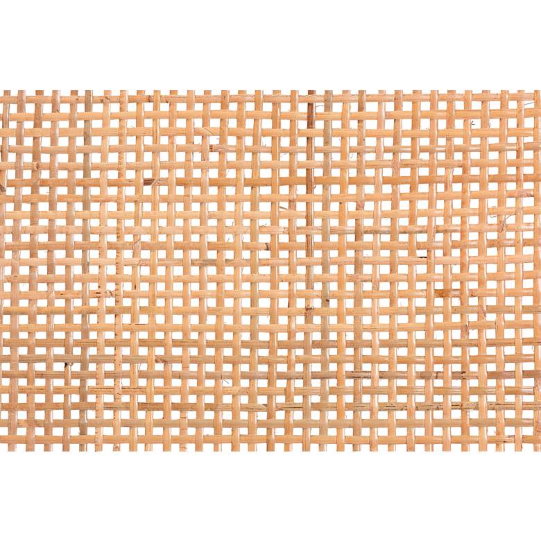 Image 4 Abelia 48 1/2"W Natural Brown Rectangular Long Accent Bench more views