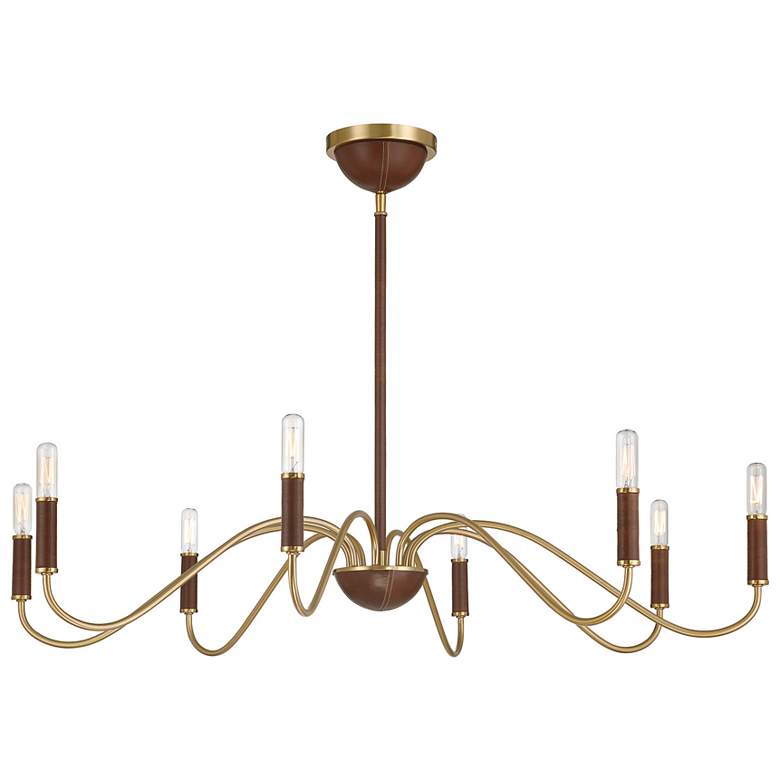 Image 5 Abeline 8-Light Chandelier in Warm Brass more views