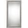 Abenaki Ivory Gray 37 1/2" x 67 1/2" Full Length Mirror