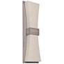 Aberdeen 19" High Weather Gray LED Wall Sconce w/ Jute Shade