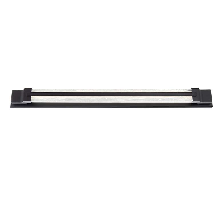 Image 3 Aberdeen 3.5"H x 38"W 1-Light Linear Bath Bar in Black more views