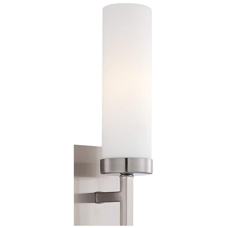 Image 2 Abernathy 15 1/4" High Brushed Nickel ADA Wall Sconce more views