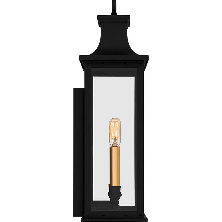 Image 6 Abernathy 19 1/2"H Matte Black 2-Light Outdoor Wall Light more views