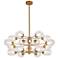 Abi 32 3/4" Wide Vintage Bronze 18-Light Chandelier