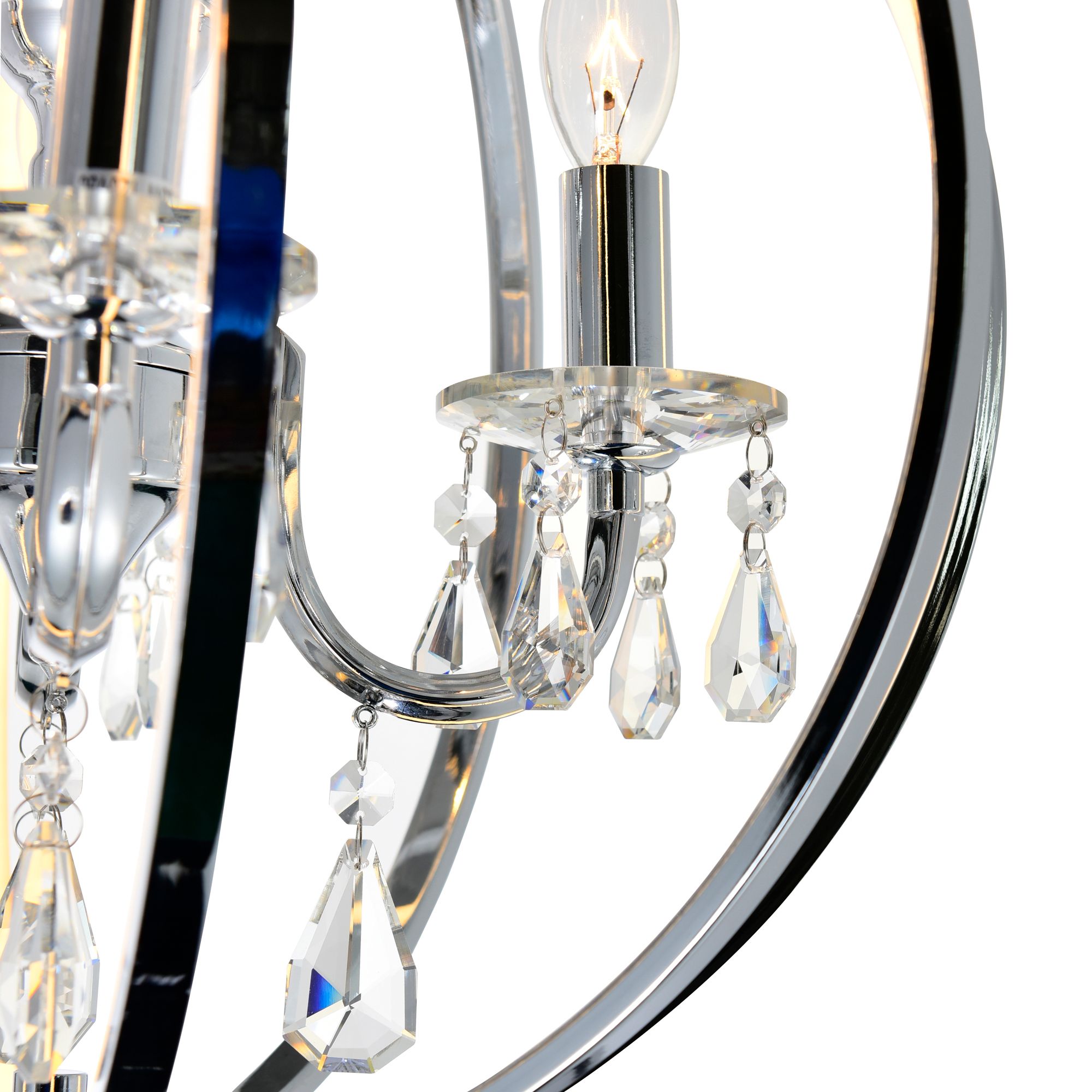 Image 5 Abia 4 Light Chrome Chandelier more views