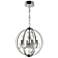 Abia 4 Light Up Chandelier With Chrome Finish