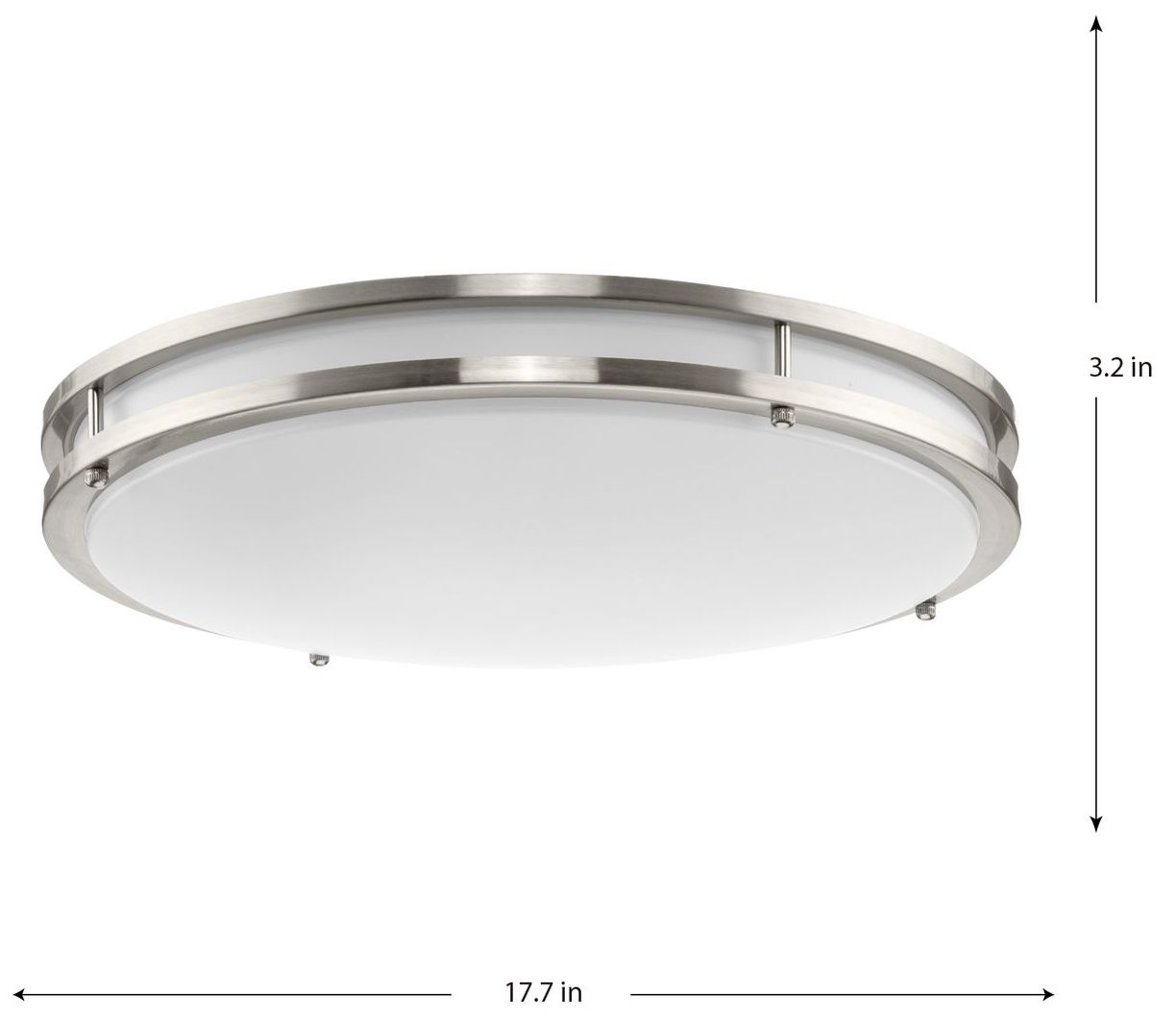 Image 4 Abide Collection 5-CCT Integrated LED 17.7" Large Flush Mount Light more views