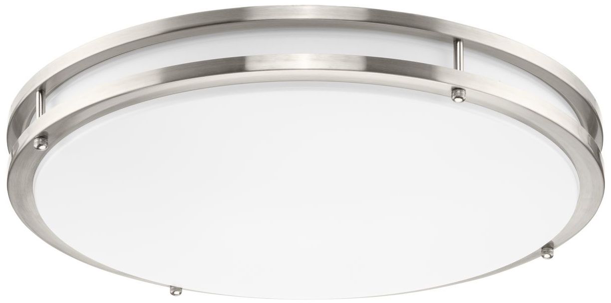 Image 5 Abide Collection 5-CCT Integrated LED 17.7" Large Flush Mount Light more views