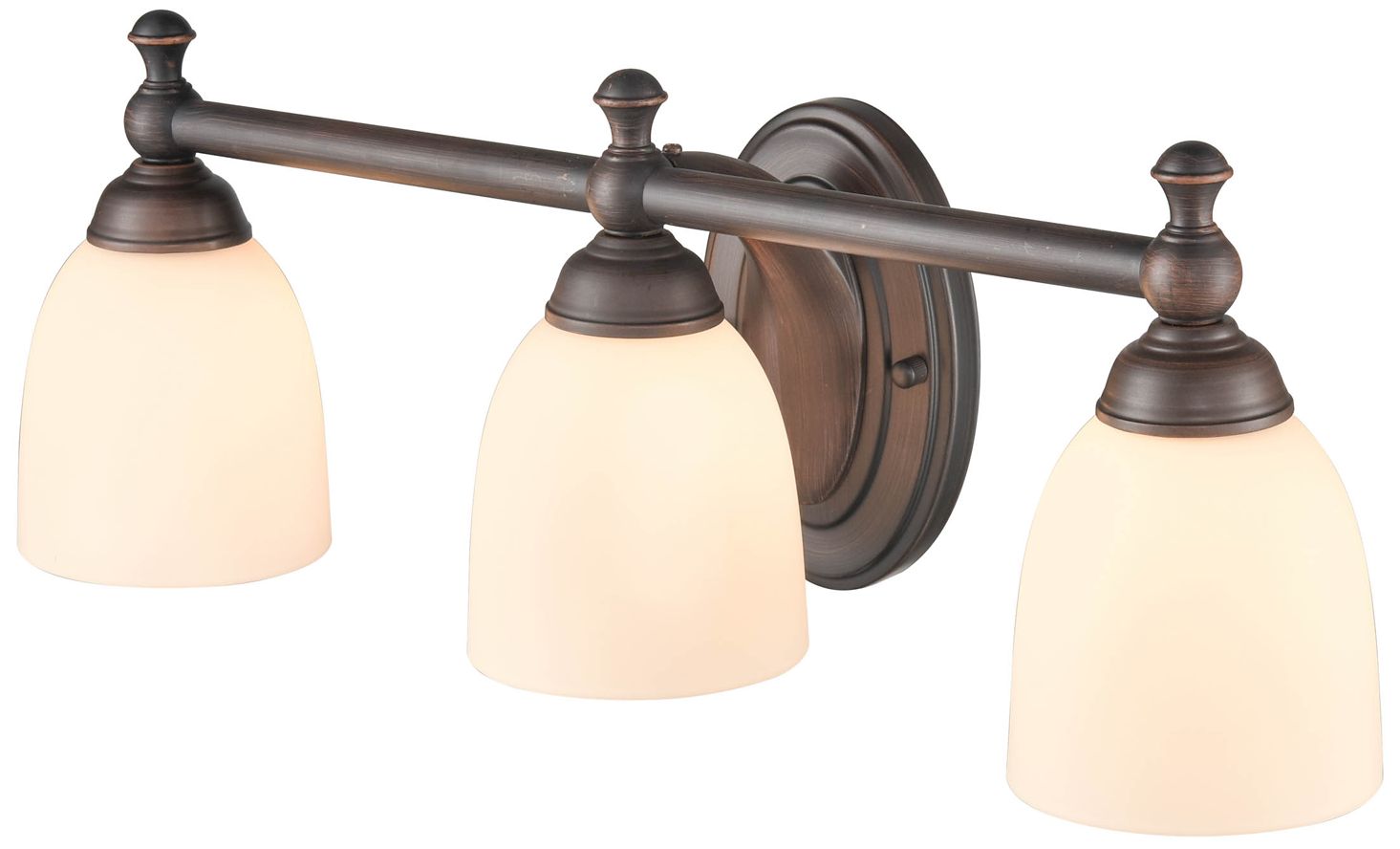 Image 3 Abigail 21 1/2" Wide Rubbed Bronze 3-Light Vanity Bath Light more views