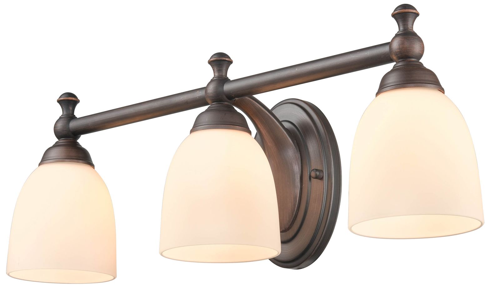 Image 4 Abigail 21 1/2" Wide Rubbed Bronze 3-Light Vanity Bath Light more views
