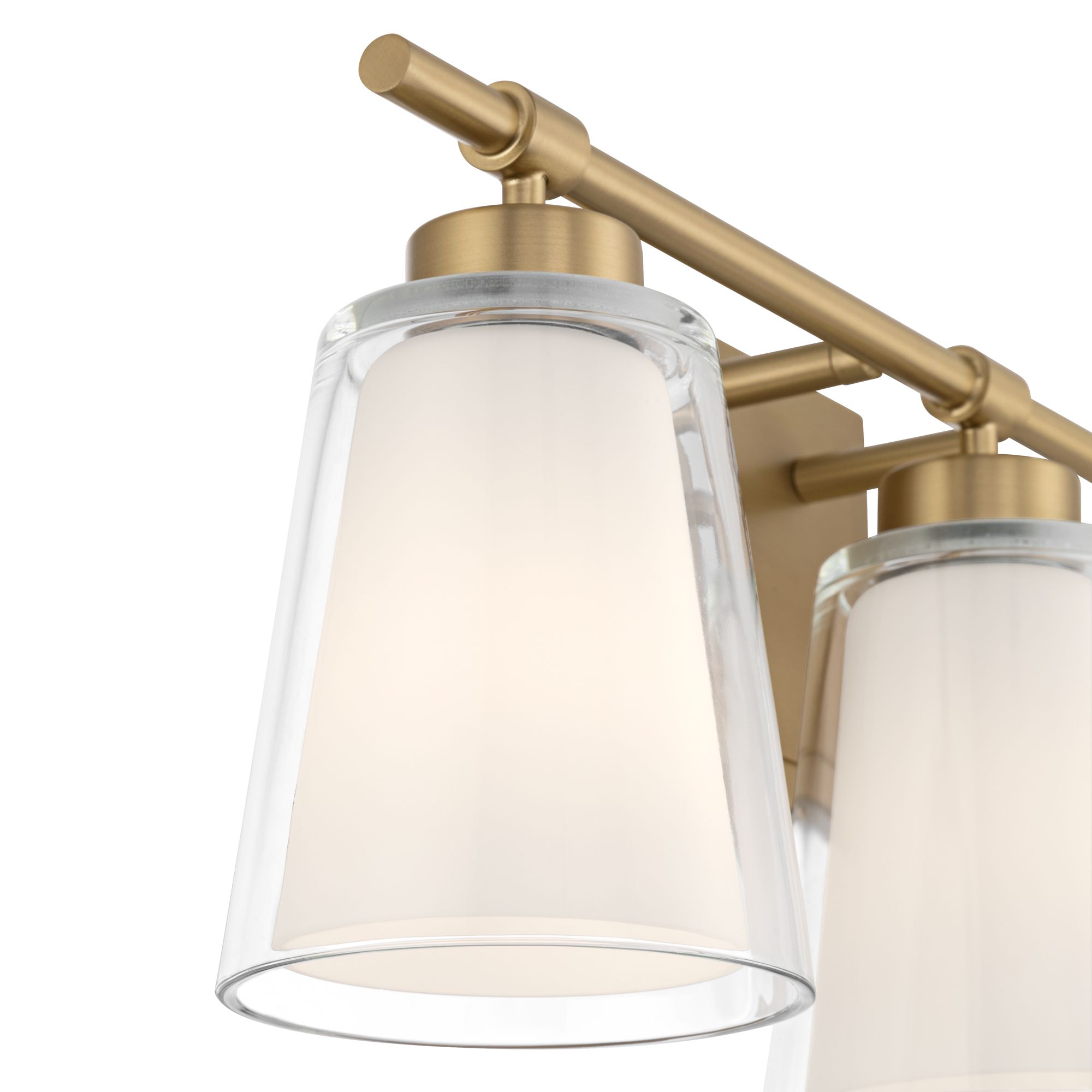 Image 3 Abigail 21" Wide Soft Gold Opal Glass 3-Light Bath Light more views