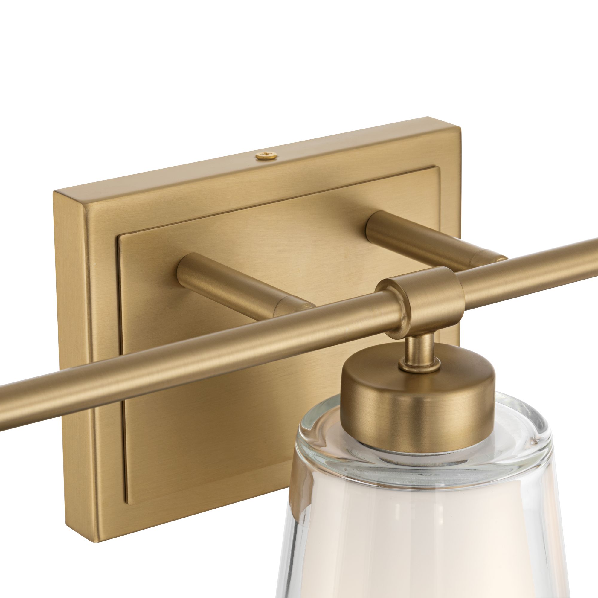 Image 4 Abigail 21" Wide Soft Gold Opal Glass 3-Light Bath Light more views