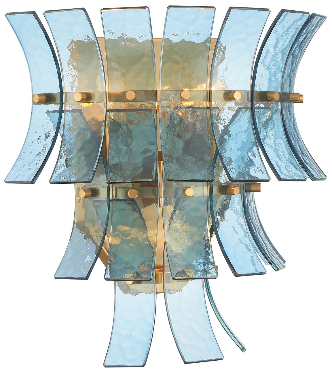 Image 3 Abigail 3 Light Aged Brass Sconce more views