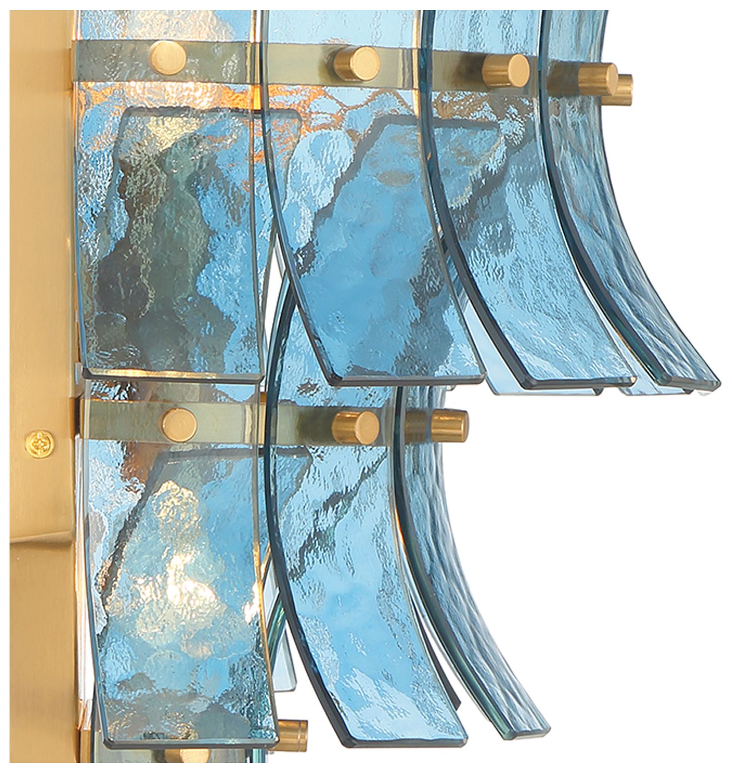 Image 5 Abigail 3 Light Aged Brass Sconce more views