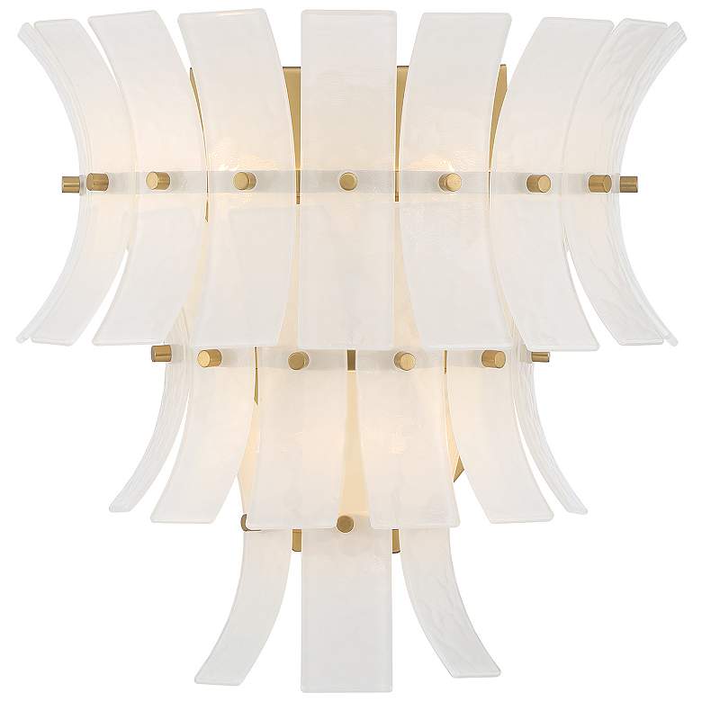 Image 1 Abigail 3 Light Aged Brass Sconce