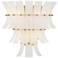 Abigail 3 Light Aged Brass Sconce