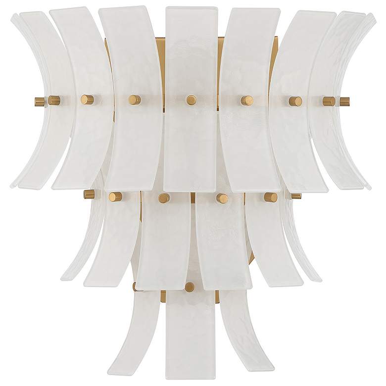 Image 2 Abigail 3 Light Aged Brass Sconce more views