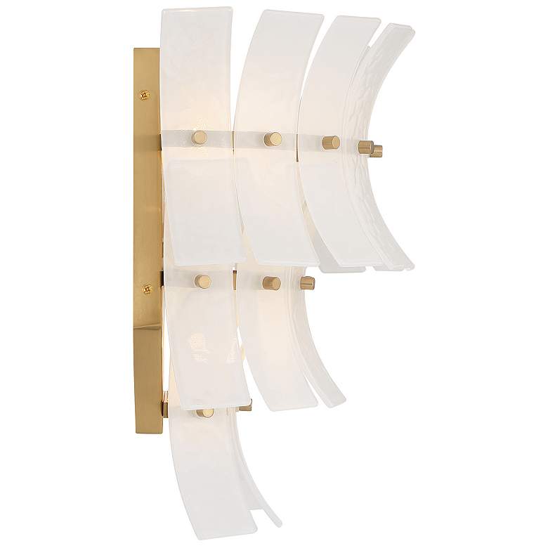 Image 4 Abigail 3 Light Aged Brass Sconce more views