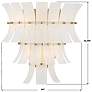 6_Abigail 3 Light Aged Brass Sconce more views