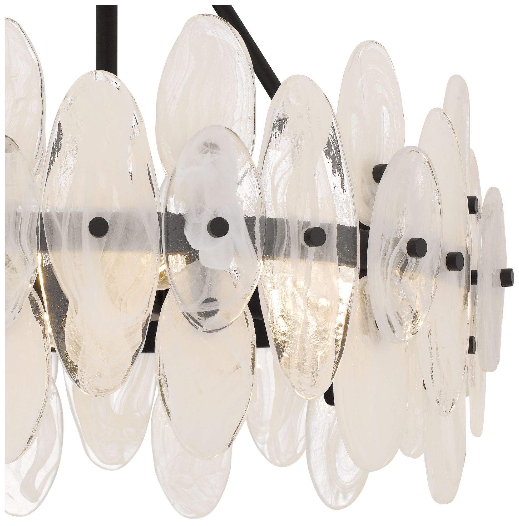 Abigail 4-Light Matte Black Semi-Flush Mount