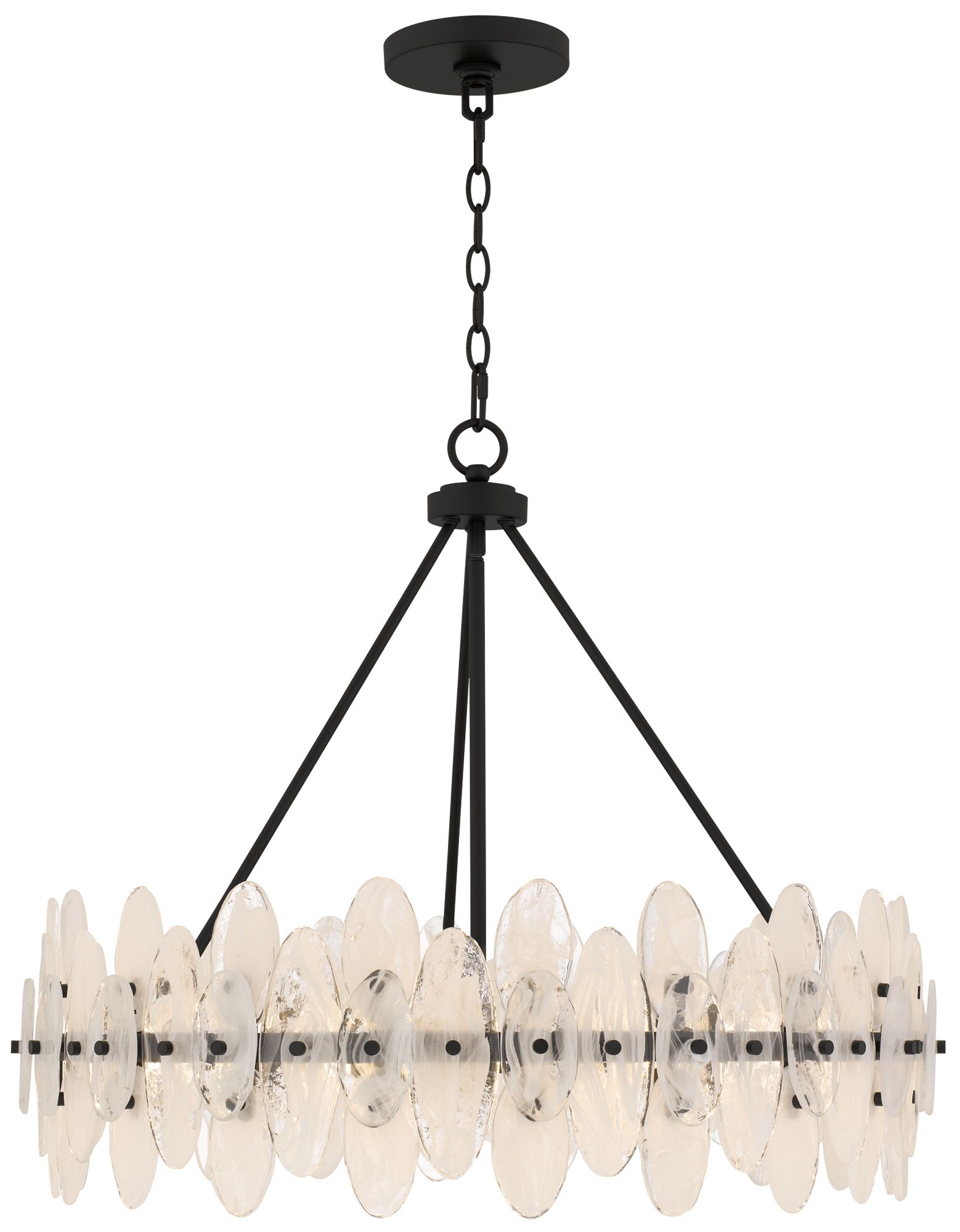 Thumbnail4 of Abigail 6-Light Matte Black Pendant Light more views
