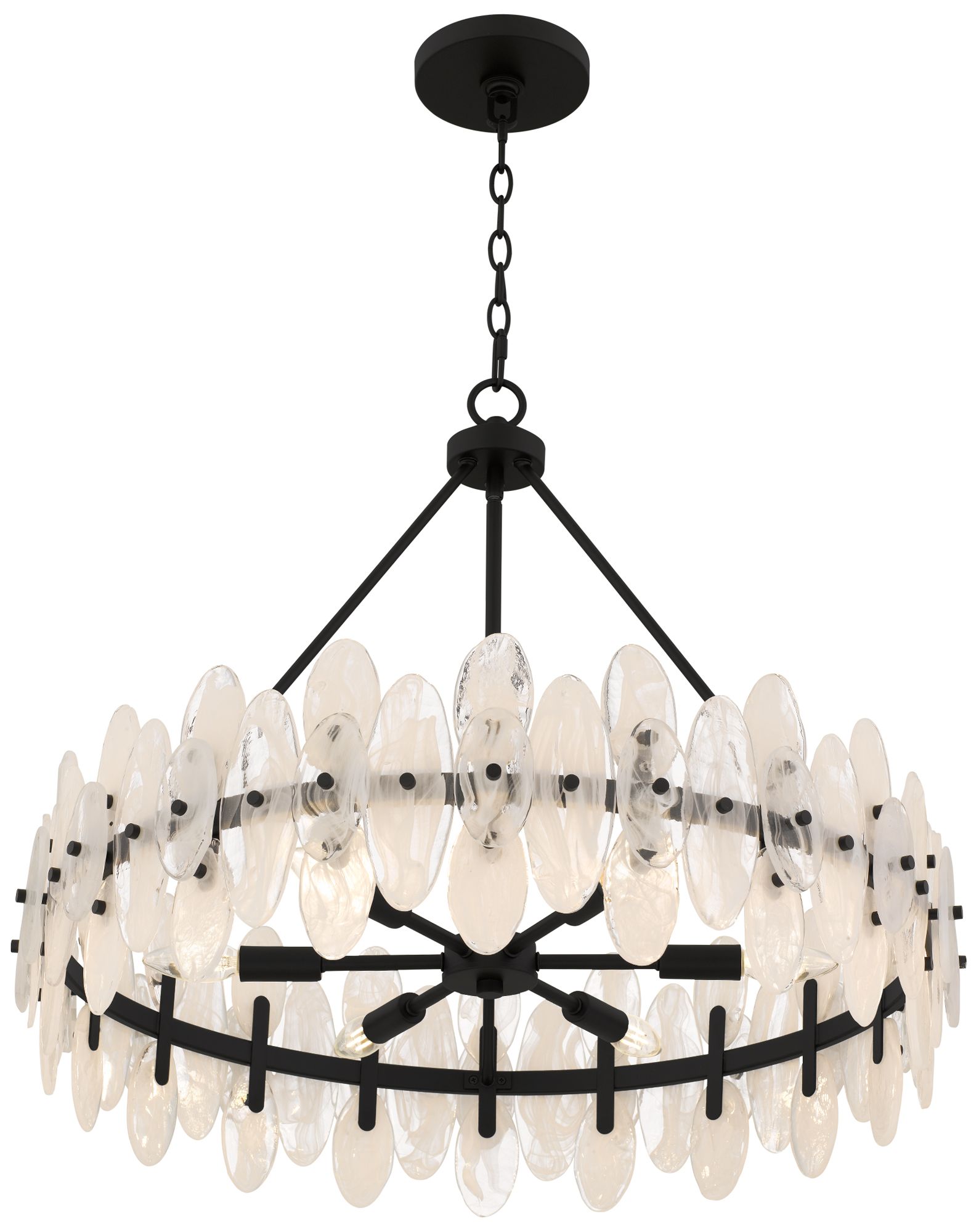 Abigail 6-Light Matte Black Pendant Light