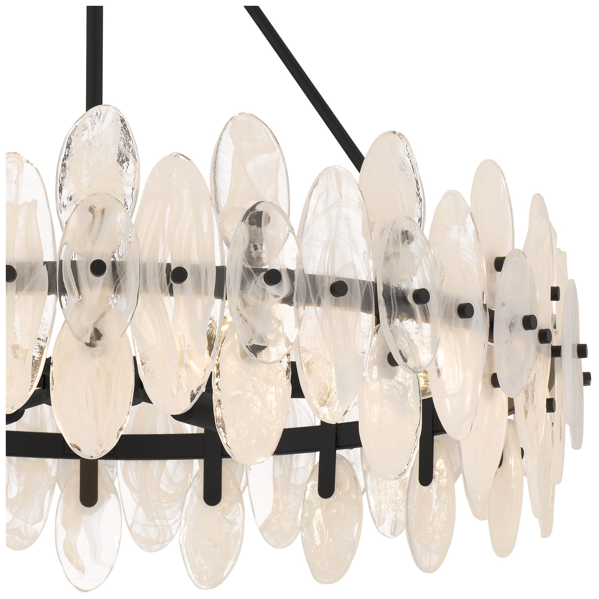 Abigail 6-Light Matte Black Pendant Light