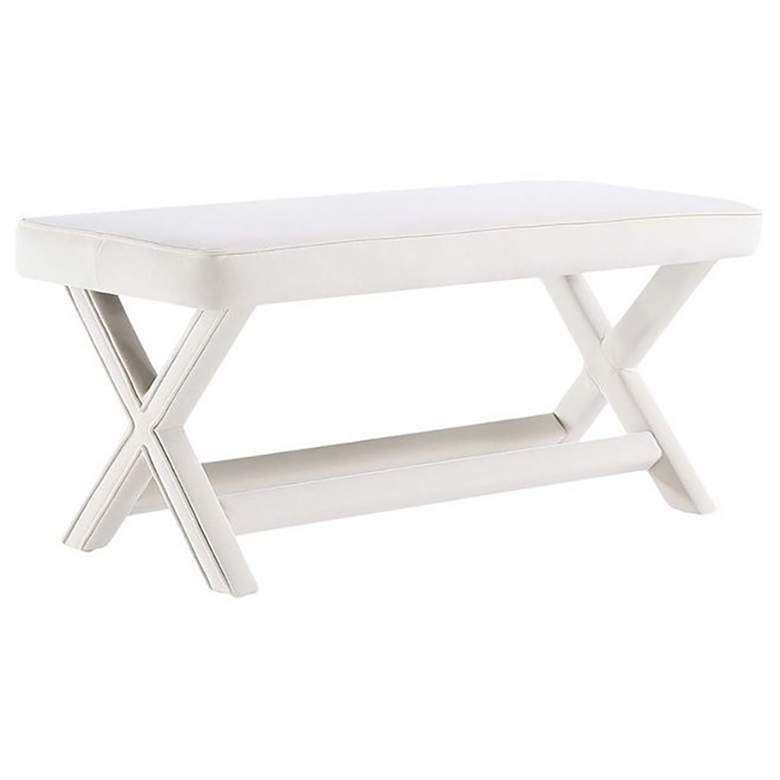 Image 1 Abigail Double Ottoman Bench in Cream